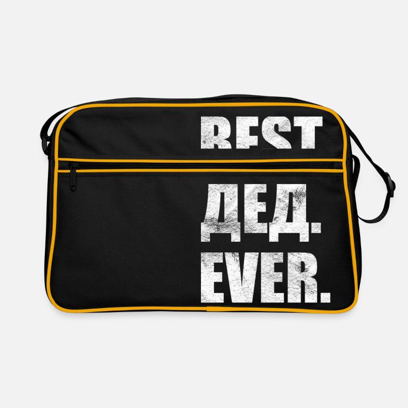 Best. ever. лучший. Батя. навсегда. Russian Retro Bag