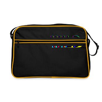WILD SIND SIE BEREIT? - Retro Tasche - Schwarz/Gold - Vorne
