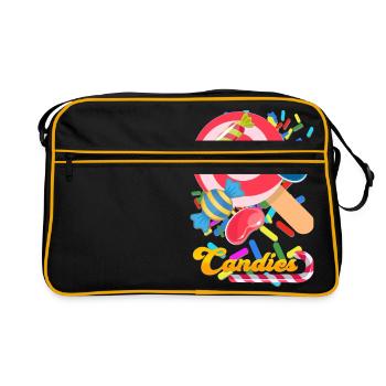 Candies - Retro Bag - black/gold - Front