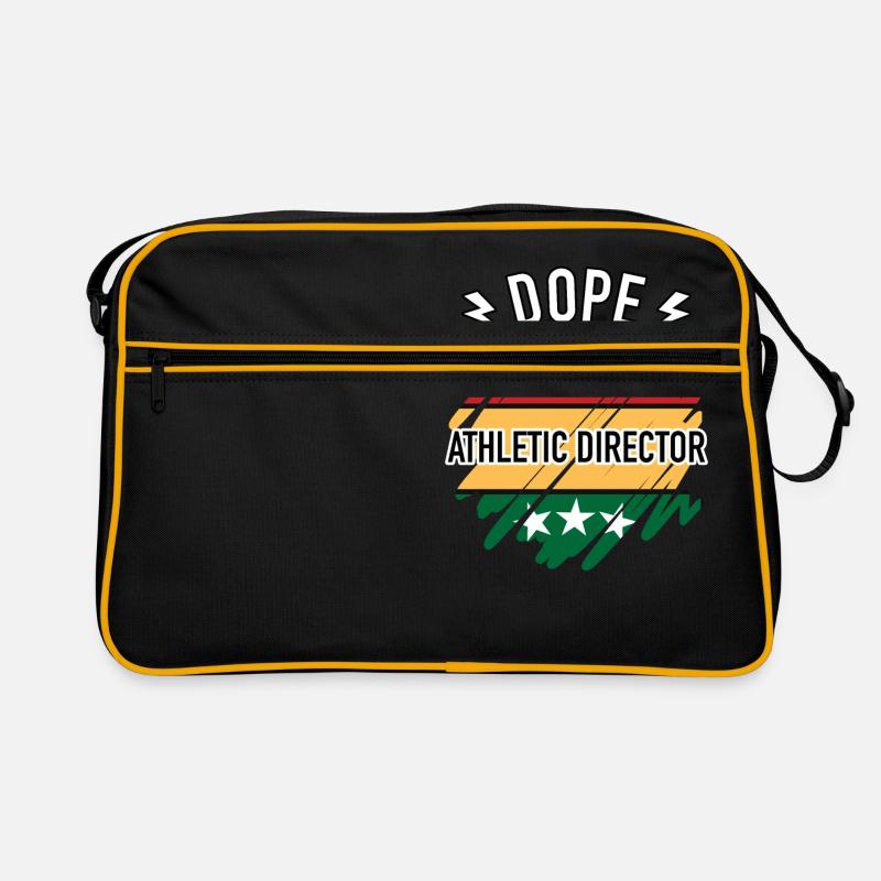 Black History Month Athletic Director Juneteenth Retro Bag