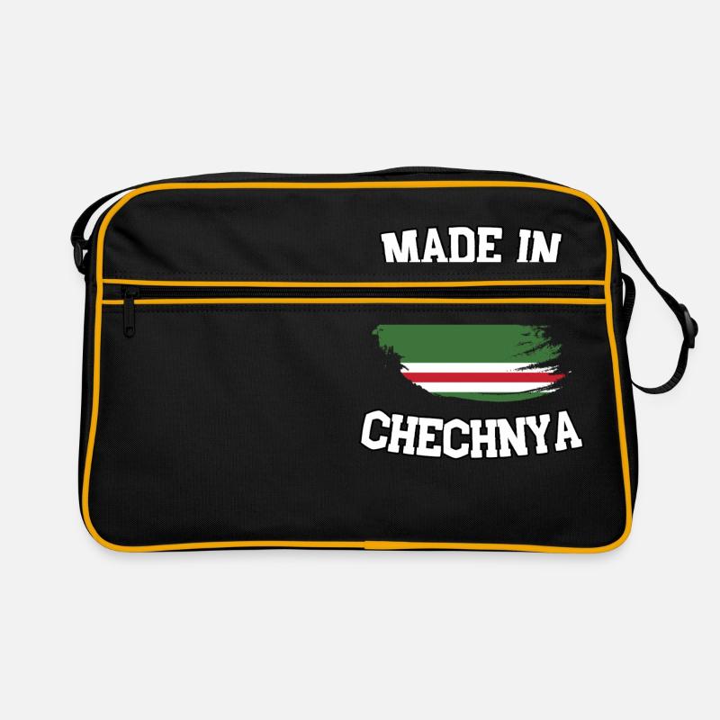 Made in Chechnya - Retro Tasche - Schwarz/Gold