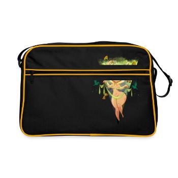 forest venus - Retro Bag - black/gold - Front