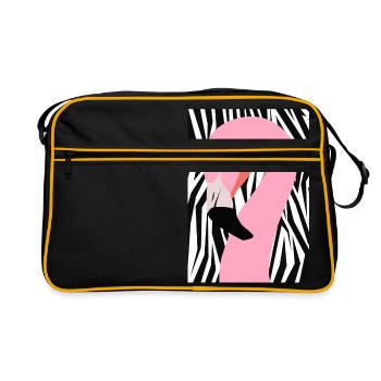 multisegment Flamingo - Sac Retro - noir/or - Devant