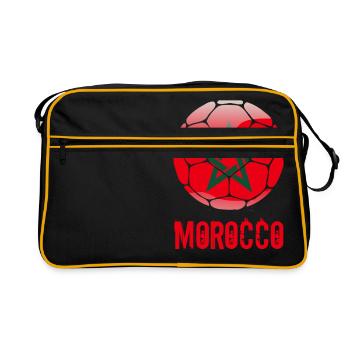 Maroc Football - Sac Retro - noir/or - Devant