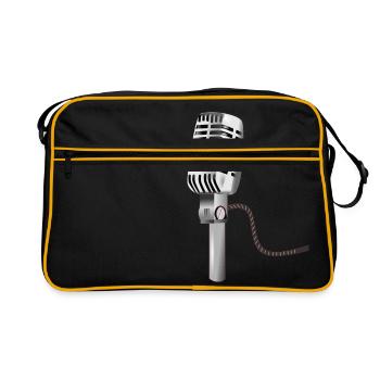 microphone - Retro Bag - black/gold - Front