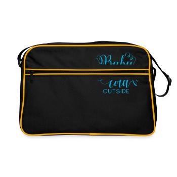 Baby it s cold outside Hiver Christmas - Sac Retro - noir/or - Devant