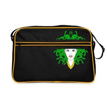 MEDUSA - Sac Retro - noir/or - Devant