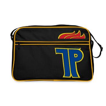 Jungpioniere seid bereit! - Retro Tasche - Schwarz/Gold - Vorne