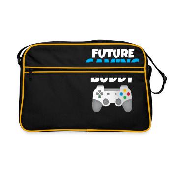 Gamer Kind - Sac Retro - noir/or - Devant