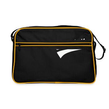 Casquette de baseball logo cadeau - Sac Retro - noir/or - Devant