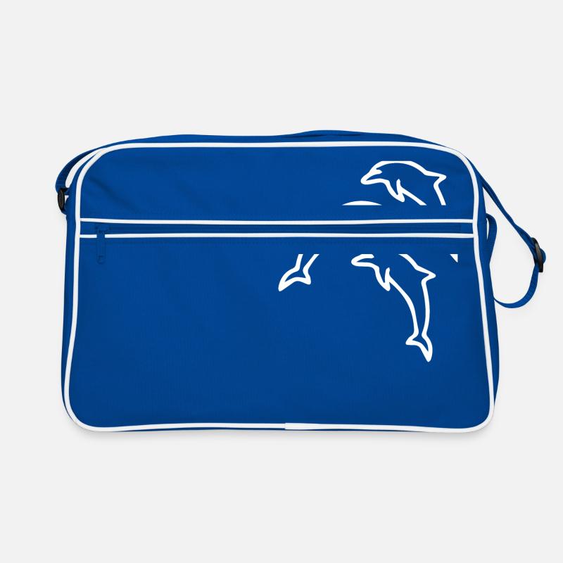 Dolphin dolphins Retro Bag