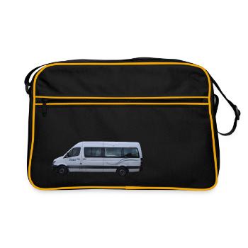 Motorhome AUS and NZ - Retro Bag - black/gold - Front