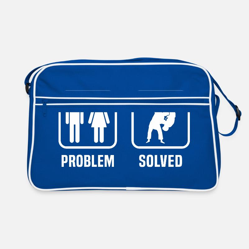 Problem gelöst Judo Retro Tasche