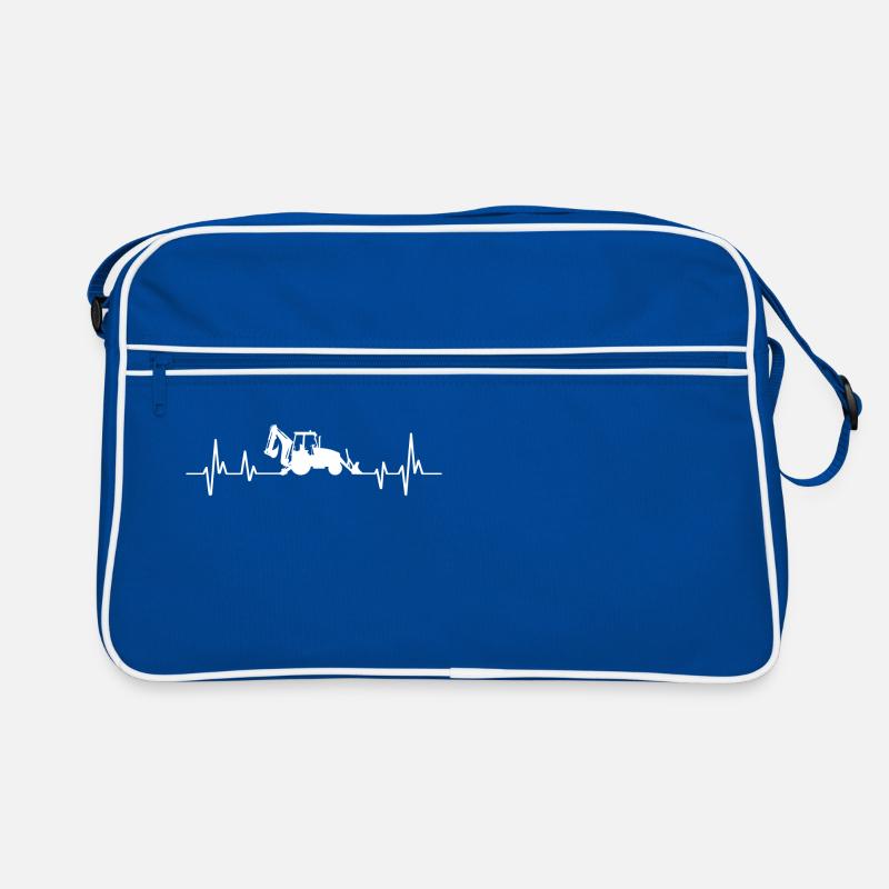 Bagger-Herzschlaglader Retro Tasche