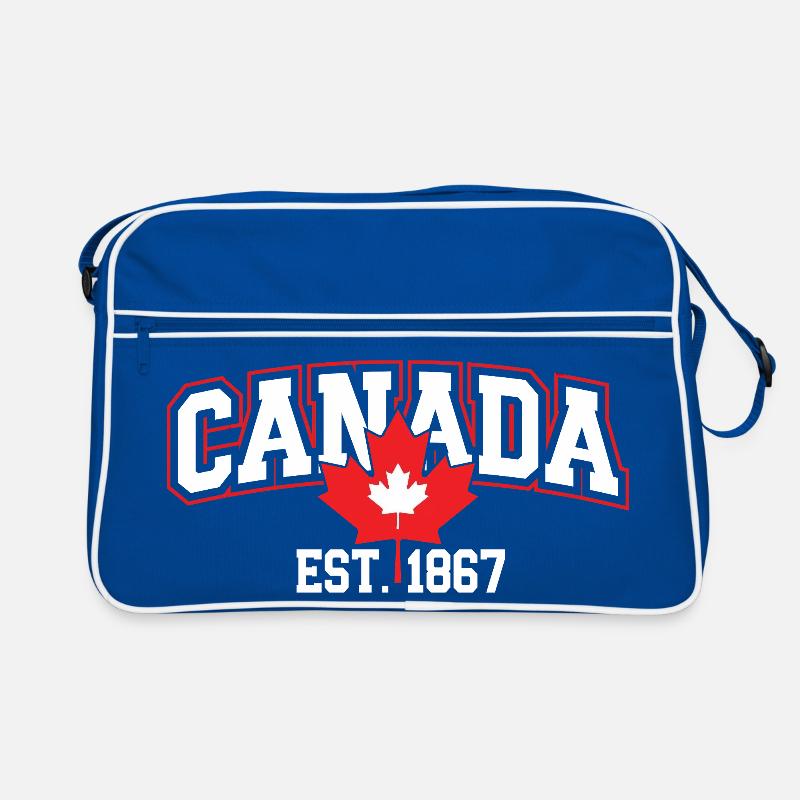 Canada Patriotic Maple Leaf Design Sac Retro