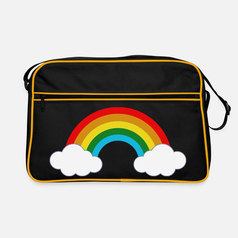 Regenbogen Retro Tasche