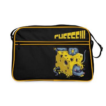 SAY CHEESE!! - Sac Retro - noir/or - Devant