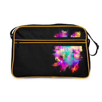 Holi Festival - Retro Bag - black/gold - Front