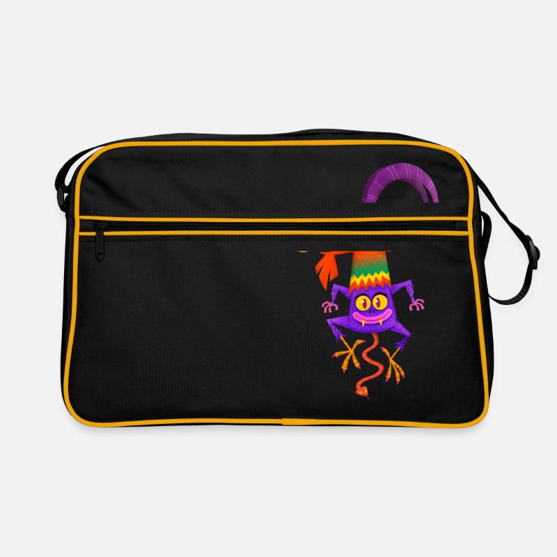 Lil 'Evil - Retro Tasche - Schwarz/Gold