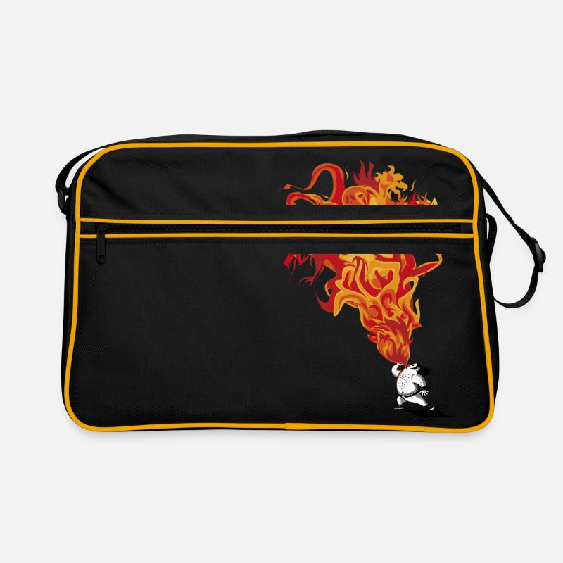 Feuerschlucker Retro Tasche