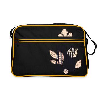 Leaf me alone im Bushed - Retro Bag - black/gold - Front
