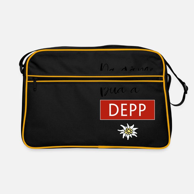Da ganze Bua a Depp Retro Tasche