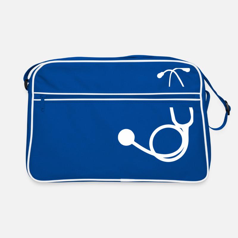 Stethoscope white | Stethoscope white Retro Bag
