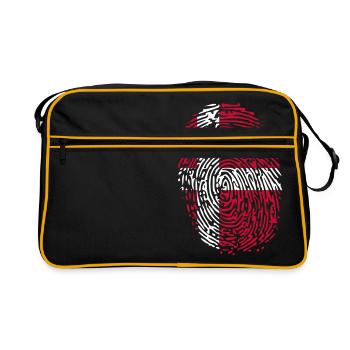Danemark It’s In My DNA Danois Danois Dansk Vacances - Sac Retro - noir/or - Devant