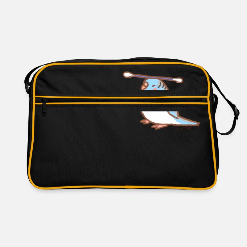 budgie with qtip Retro Tasche