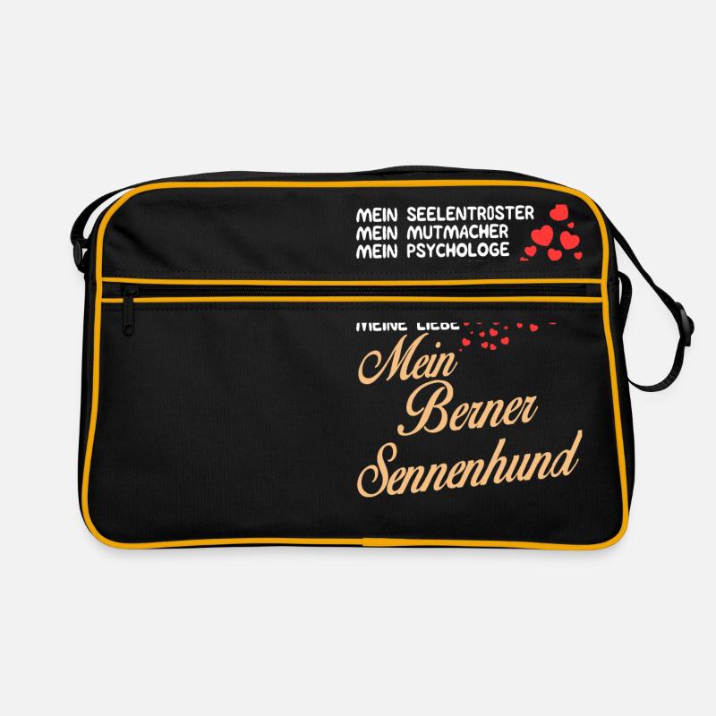 Berner-Sennenhund - Mein Retro Tasche