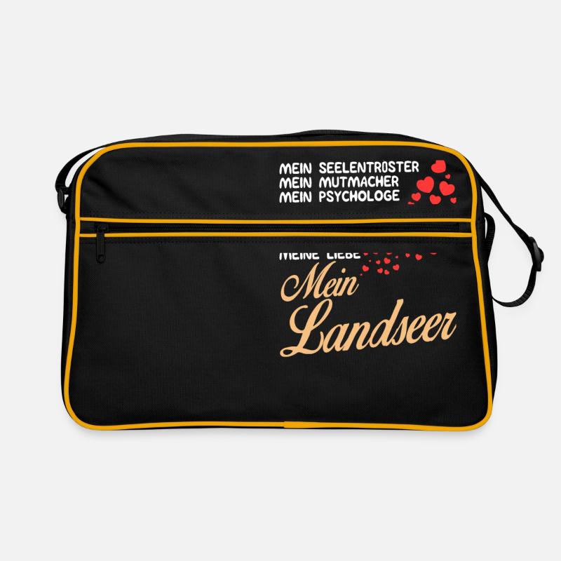 Landseer - Mein - Retro Tasche - Schwarz/Gold
