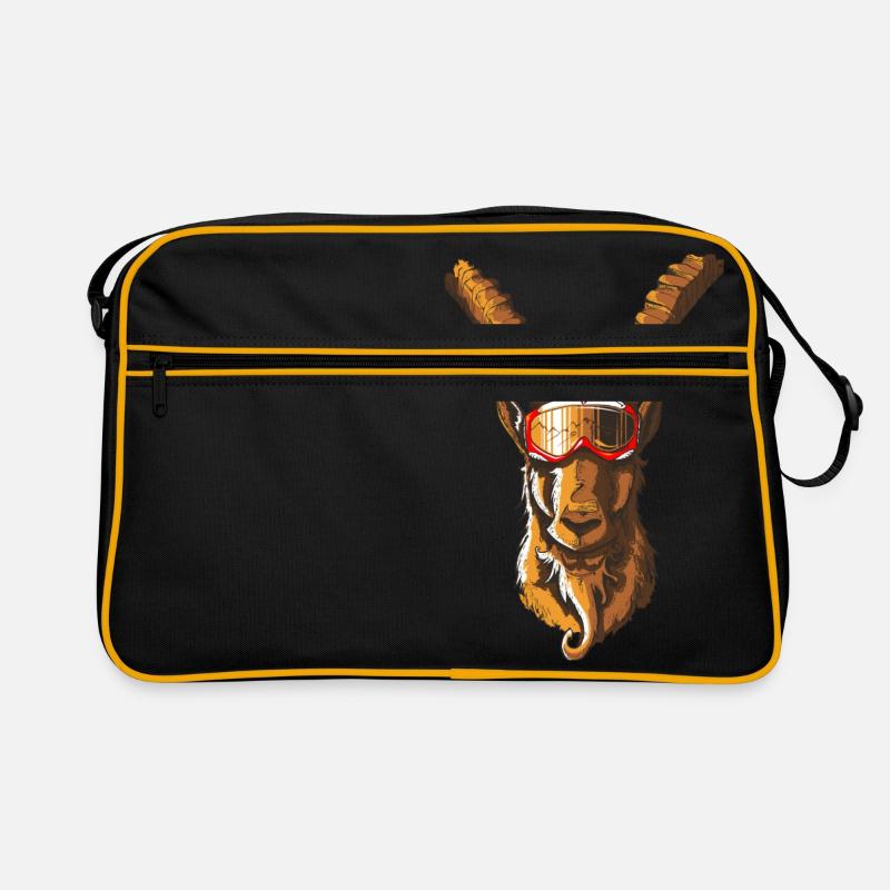 Bouq'n roll - Sac Retro - noir/or