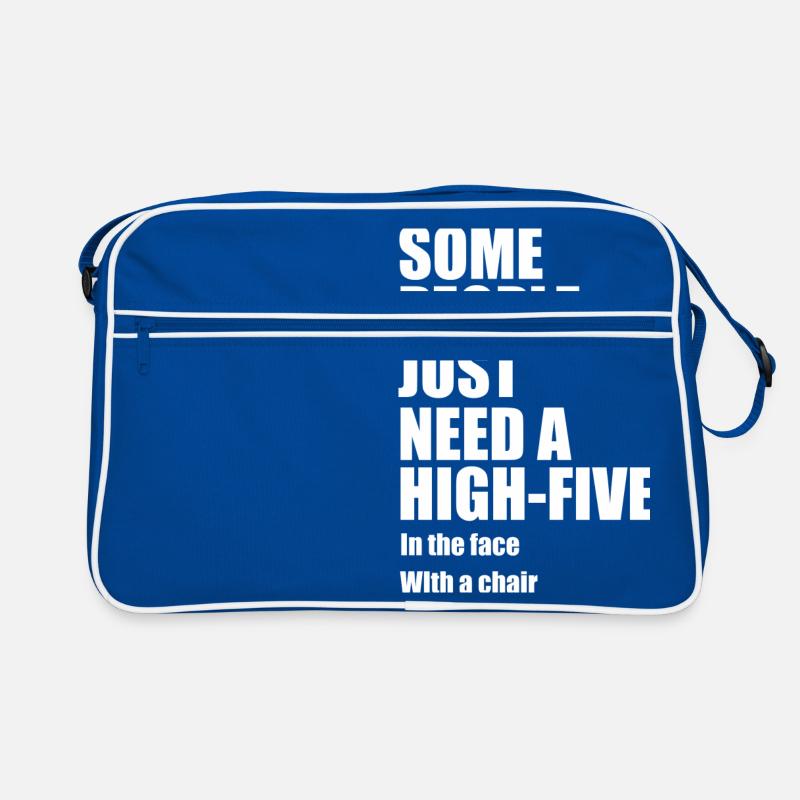 Some people just need a high-five gift idea Retro Bag
