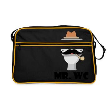 MR WC - Retro Bag - black/gold - Front