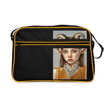 Kozochka - Retro Bag - black/gold - Front