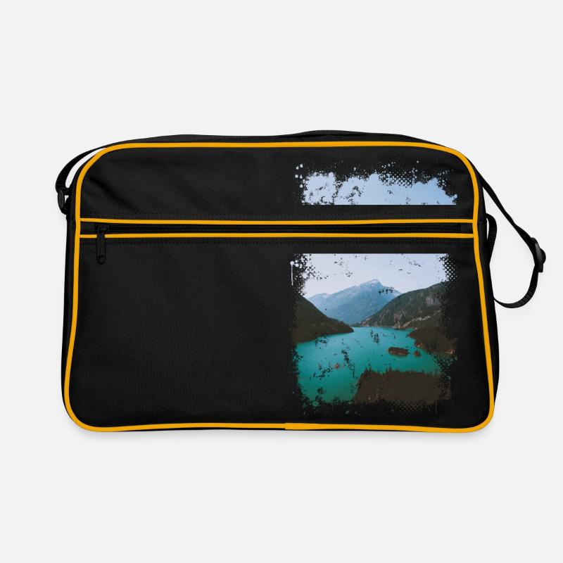 Alpenpanorama Retro Tasche