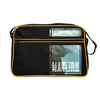 Nature - Retro Bag - black/gold - Front