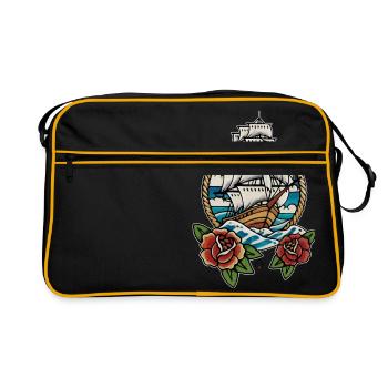 tondeuse - Sac Retro - noir/or - Devant