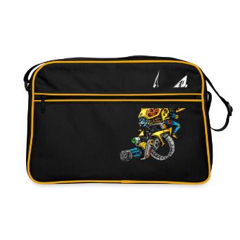 Engraver the Wasp - Retro Bag - black/gold - Front