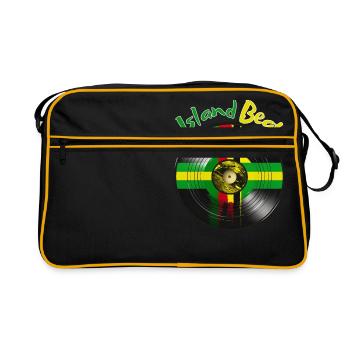 Island Beat - Rythmes des tropiques et du soleil - Sac Retro - noir/or - Devant