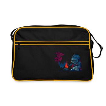 Dark deathtiny - Sac Retro - noir/or - Devant