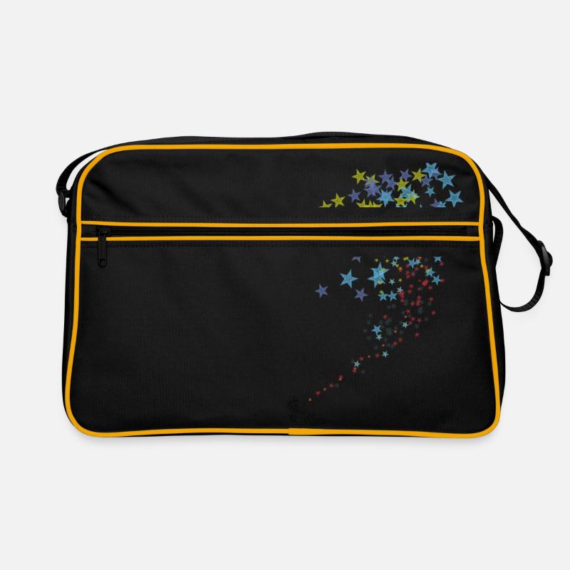 Starman - Retro Tasche - Schwarz/Gold