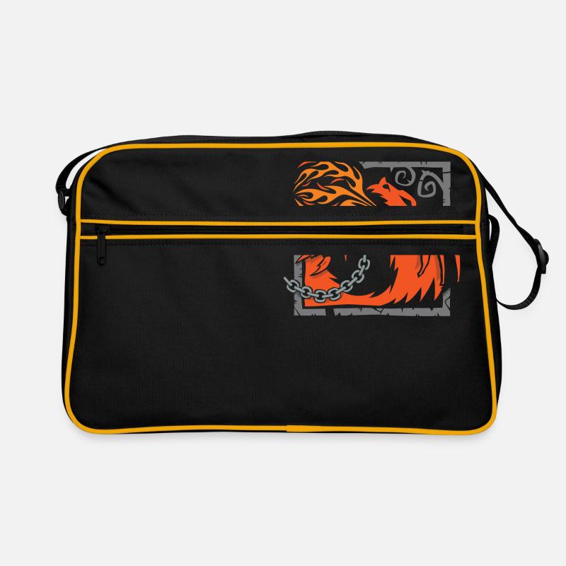 Feu de dragon Sac Retro