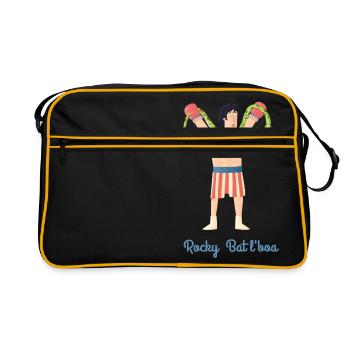 Rocky Bat the boa - Retro Bag - black/gold - Front