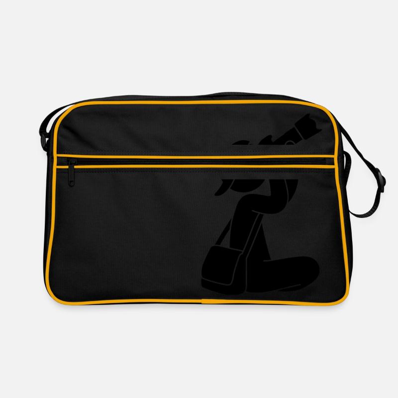 Photographer with camera Retro Bag