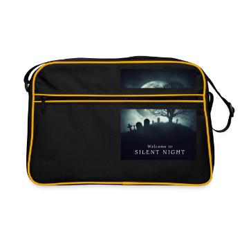 Welcome to Silent Night - Retro Bag - black/gold - Front