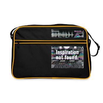 404 Inspiration not found - Retro Bag - black/gold - Front