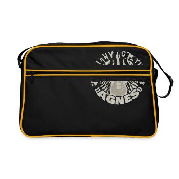 Guitar Agnes - Retro Bag - black/gold - Front