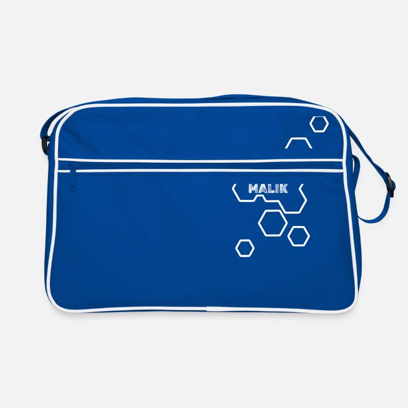 Name Malik Retro Tasche