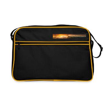 Wave surfers - Retro Bag - black/gold - Front